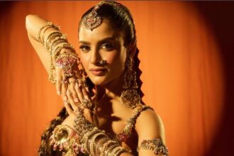 Nikita Porwal performs during the Dances of the World segment at Miss World 2026
