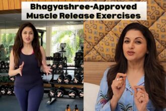 Hunterfly 2026 09 05 172542 Bhagyashree demonstrates gentle exercises for lower back and hip stiffness