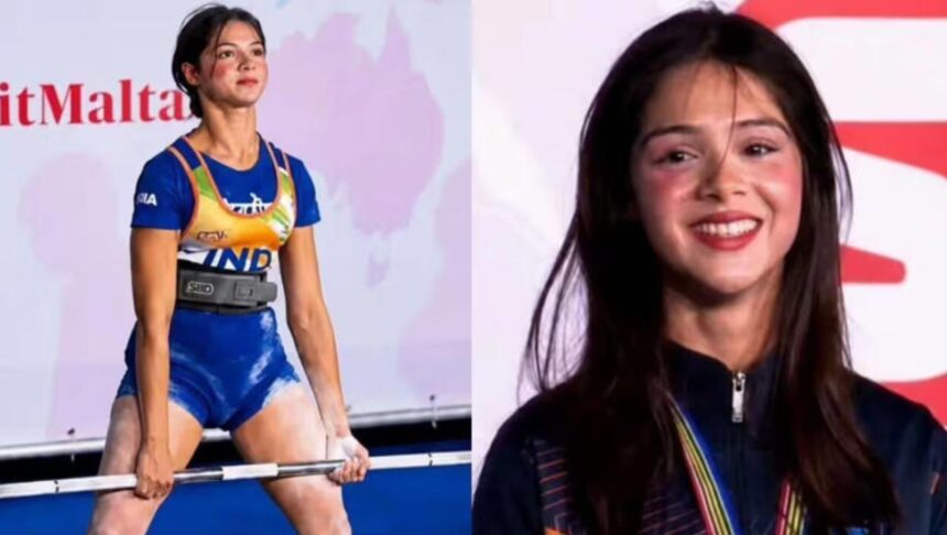 Indian powerlifter Keyaa Kunal Banerji deadlifts 140kg at the 2026 IPF World Championships