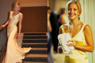 Lili Reinhart wears butter yellow gown inspired by Kate Hudson in How to Lose a Guy in 10 Days