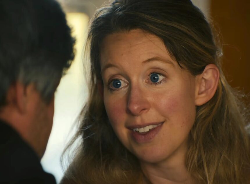 Elizabeth Holmes at the center of the documentary You Can See Everything