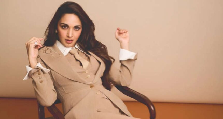 Kiara Advani wearing an Ermanno Scervino power suit