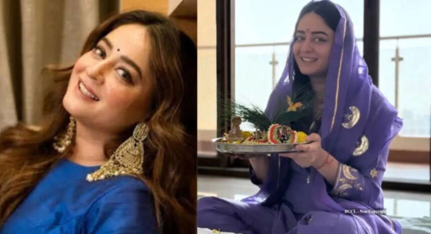 Mahhi Vij showcasing her glamorous celebrity lifestyle