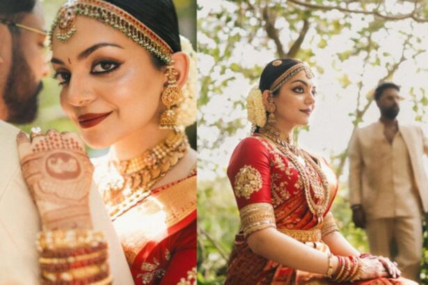 Ahaana Krishna and Nimish Ravi at their intimate wedding ceremony
