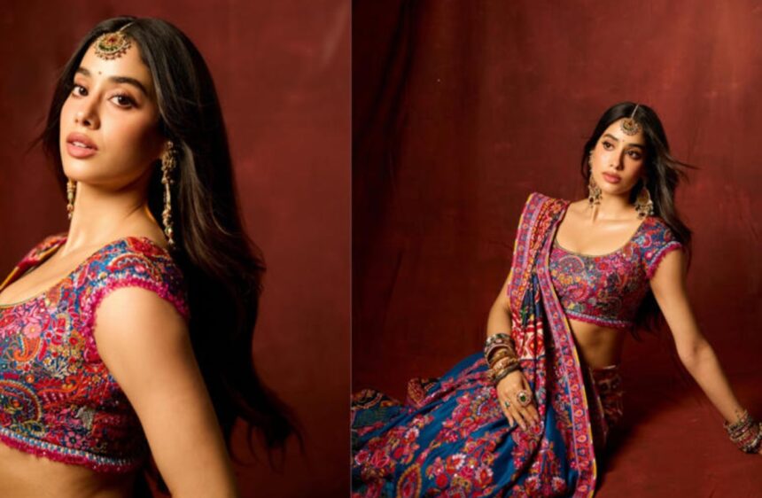Hunterfly 2026 09 15 234127 Janhvi Kapoor in a Patan Patola saree at the Ambani Ganpati celebrations