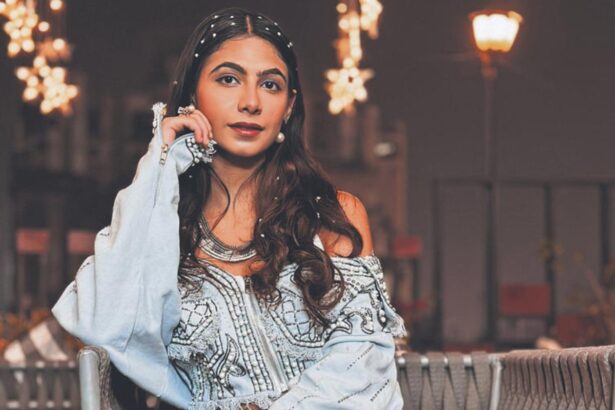 Singer Sairaah promoting her latest single Saanware