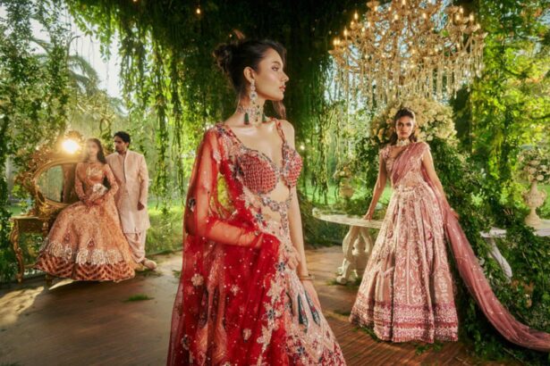 Hunterfly 2026 09 20 090144 : Jigar and Nikita Chardi Kala bridal couture collection featuring peacock motifs