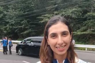Parinaaz Dhaliwal celebrates India’s historic women’s skeet bronze at Asian Games 2026