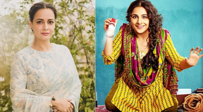 Dia Mirza and Vidya Balan from Bobby Jasoos