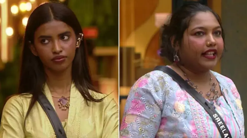 Shibna and Sreelakshmi Arakkal during Bigg Boss Malayalam 8 confrontation