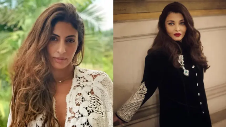 Shweta Bachchan and Aishwarya Rai Bachchan