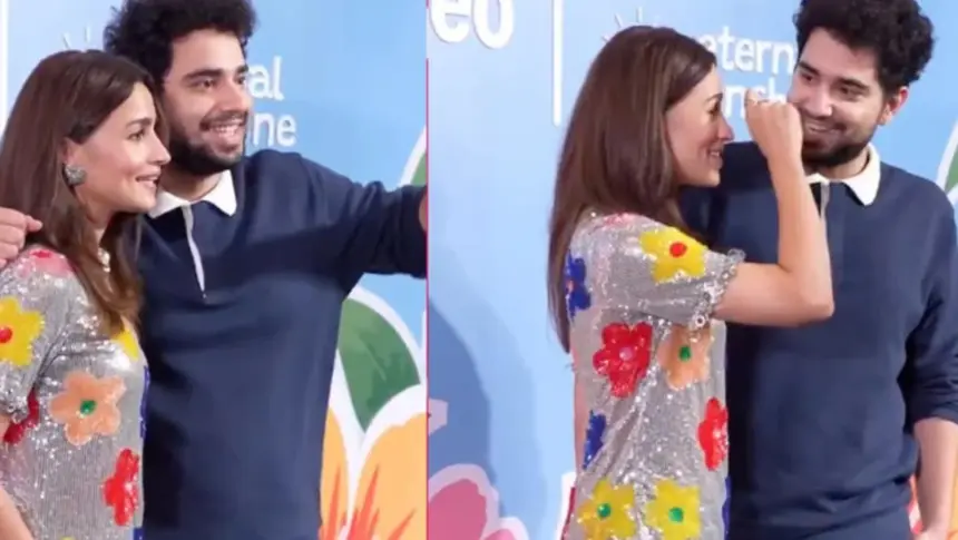 Alia Bhatt and Samay Raina at the Don’t Be Shy screening