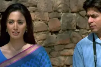 Gayatri Oberoi as Gita in Swades with Shah Rukh Khan