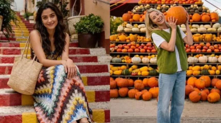 Virtual travel influencers exploring destinations without experiencing jet lag