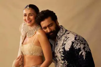 Alia Bhatt and Vicky Kaushal at Manish Malhotra’s Mijwan showcase