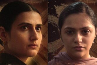 Hunterfly 26 09 01 001000 Aneet Padda and Fatima Sana Shaikh in connection with courtroom drama Hunkkaar – The Roar