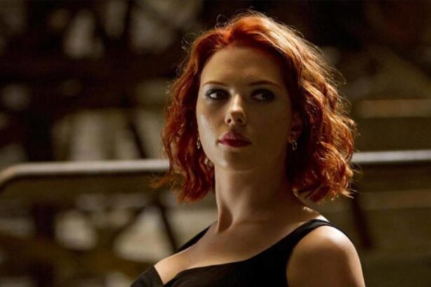 Scarlett Johansson at a public event, highlighting her long Hollywood career and business success
