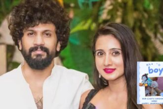 Harshika Poonacha and Bhuvann Ponnannaa welcome baby boy