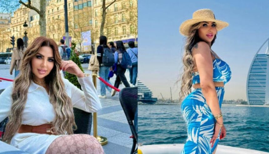 Egyptian television presenter Sarah Khalifa who was sentenced to death in a drug trafficking case