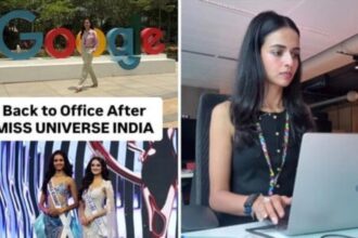 Miss Universe India 2026 finalist Umanga at Google office in Bengaluru