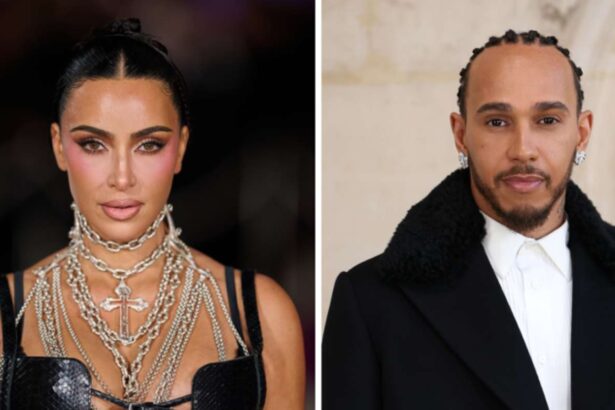 Lewis Hamilton and Kim Kardashian