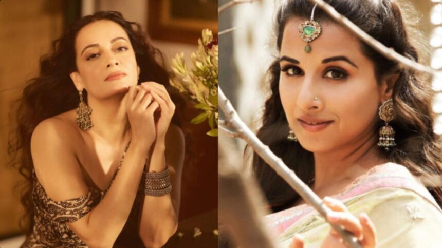 Dia Mirza and Vidya Balan from the Bobby Jasoos era