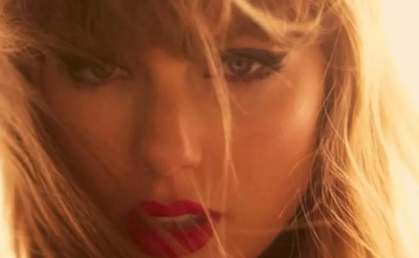 Taylor Swift in the Patient Zero music video teaser with Colin Farrell and Dakota Johnson