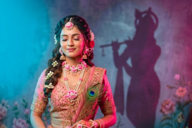 Radha Rani-inspired AI portrait for Janmashtami 2026