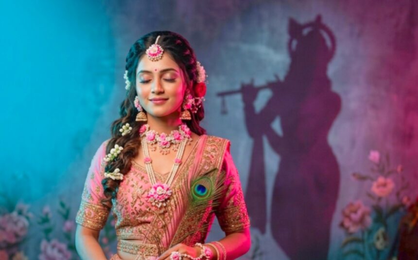 Radha Rani-inspired AI portrait for Janmashtami 2026