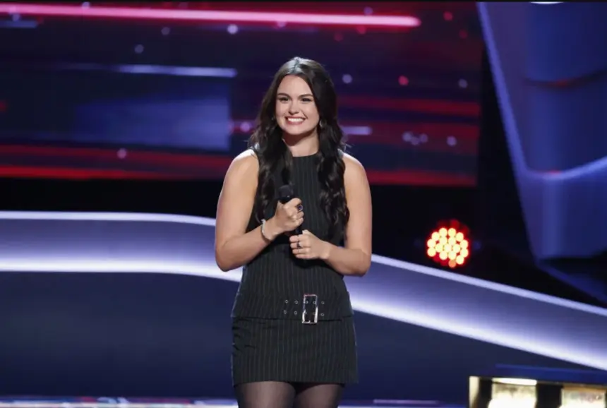 Lexi Stephens performs during her Blind Audition on The Voice Season 30