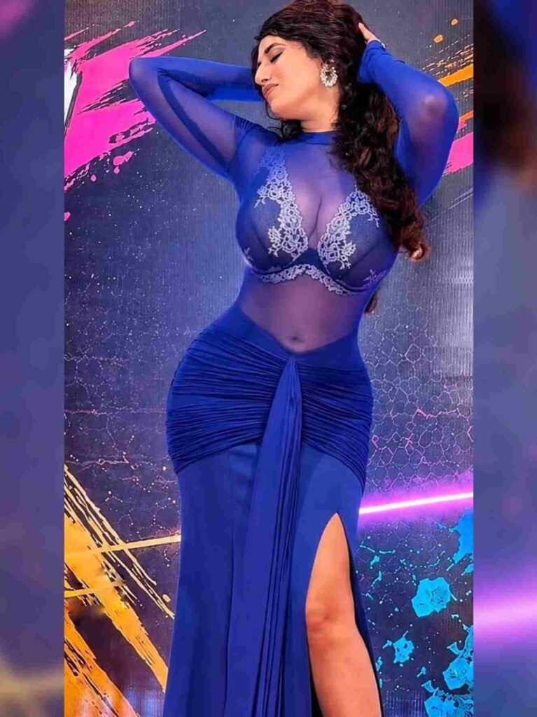 Rasha Kirmani’s Royal Blue Look Steals the Spotlight