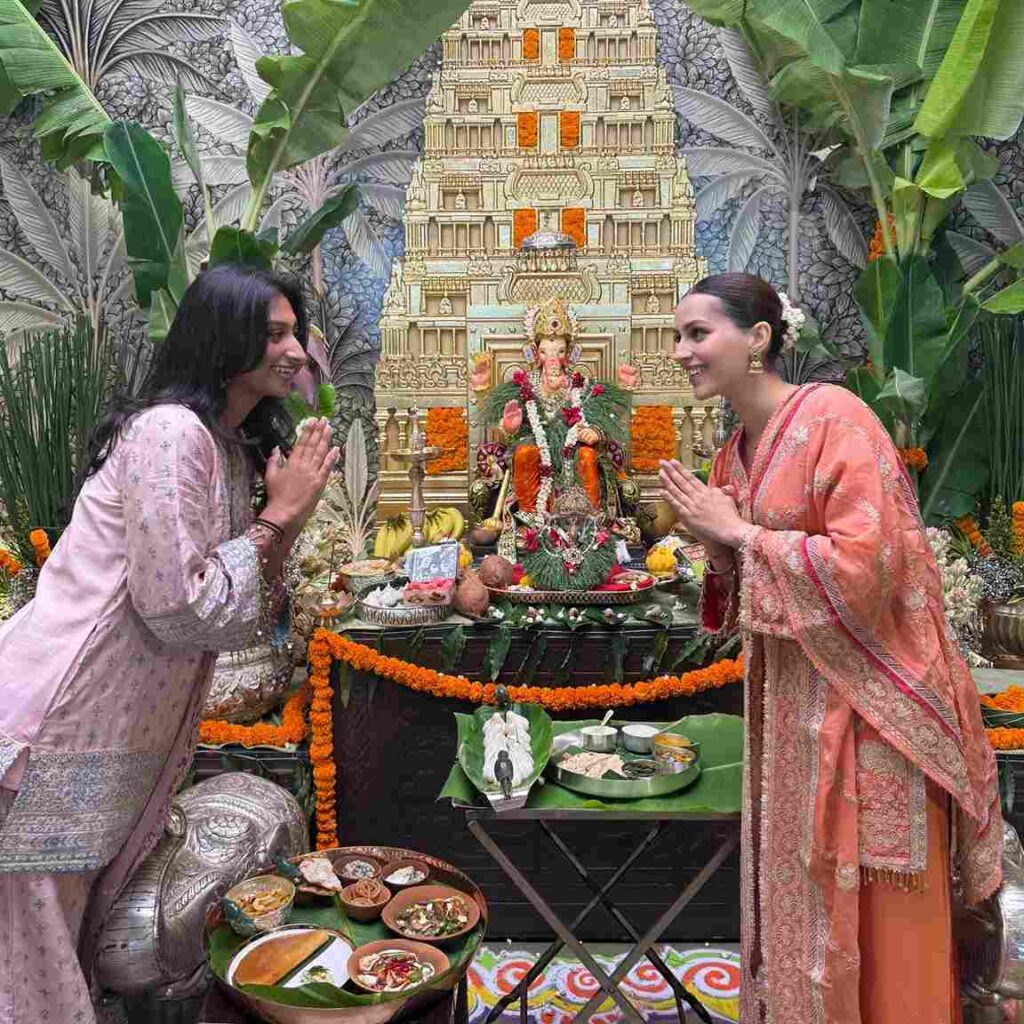 Vanshika Seeks Bappa’s Blessings