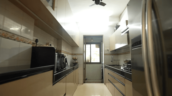 Hunterfly Akanksha Chamola home tour Living Room Combines Neutral Colours With Wooden Details
