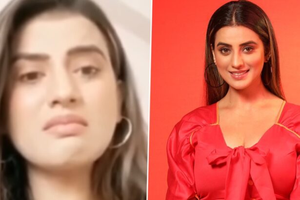 Akshara Singh featured in a report about an online viral video controversy
