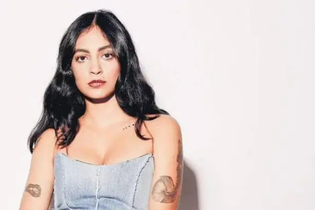 Kayan aka Ambika Nayak performing as an Indian indie pop singer and DJ