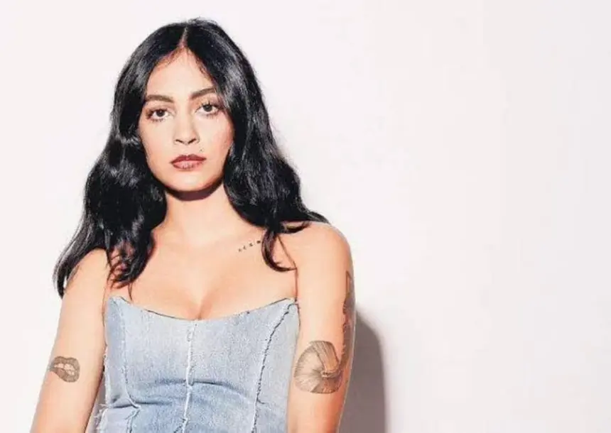 Kayan aka Ambika Nayak performing as an Indian indie pop singer and DJ