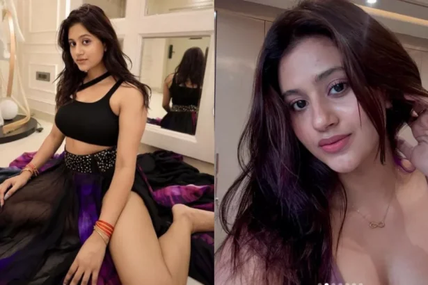 Hunterfly Anjali Arorad Anjali Arora in an entertainment news report about a viral video controversy
