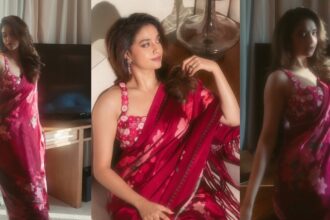 Keerthy Suresh poses in a glamorous look in her latest photographs