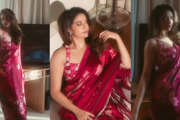 Keerthy Suresh poses in a glamorous look in her latest photographs