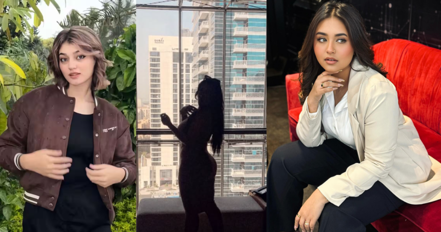 Hunterfly Minahil Imsha Mathira Khan at a public appearance amid viral video controversy