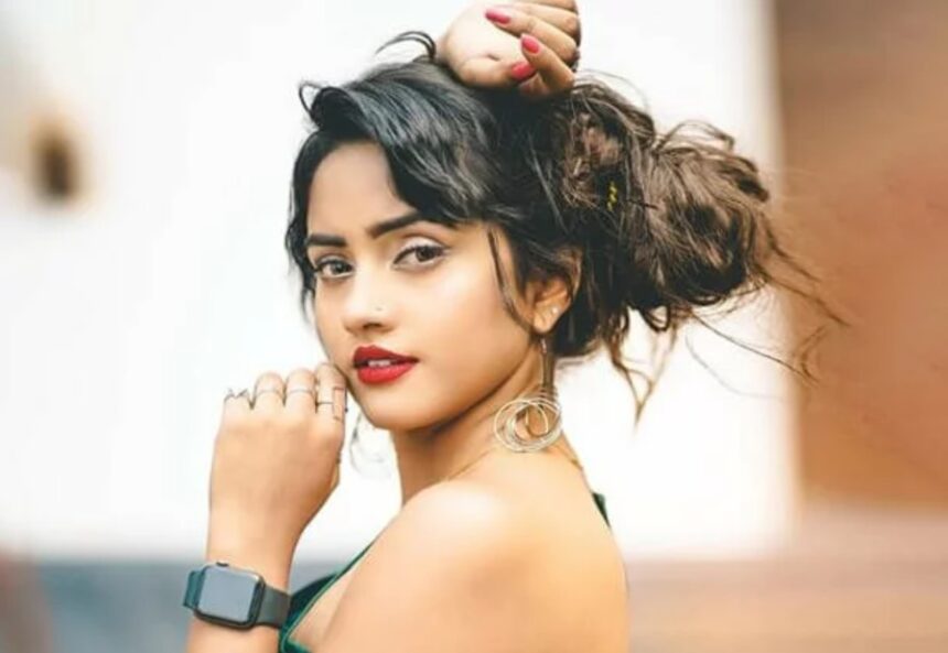 Nisha Guragain Indian social media influencer at a public appearance