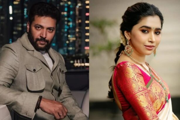 Aarti Ravi and Ravi Mohan in separate photographs