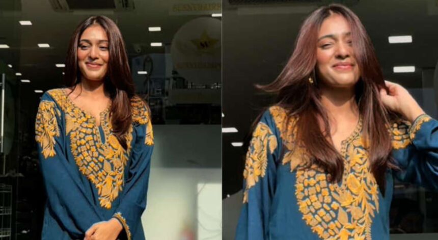 Hunterfly Scr026 09 19 191844 RJ Mahvash spotted outside Sunny Hair Extensions in Bandra