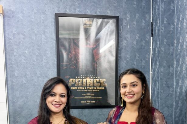 Tasnia Farin and Shakib Khan in Prince movie