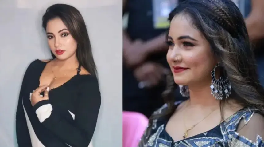 Trisha Kar Madhu Bhojpuri actress at a public event