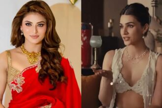 Hunterfly Urvashi Rautela and Kriti Sanon Urvashi Rautela reacts to Kriti Sanon’s Raksha Bandhan advertisement controversy