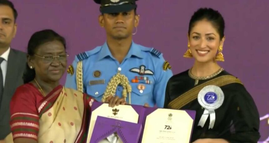 Yami Gautam receives her first National Film Award for Article 370