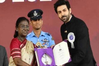Kartik Aaryan receives Best Actor National Award for Chandu Champion