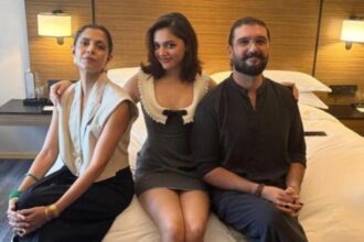 Hunterfly t 2026 09 23 205413 Aneet Padda with Hunkkaar creators Karan D Kapadia and Nitya Mehra