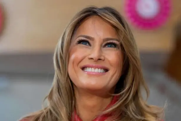 hunterfly 026 10 03 004910 Melania Trump in an elegant formal fashion look